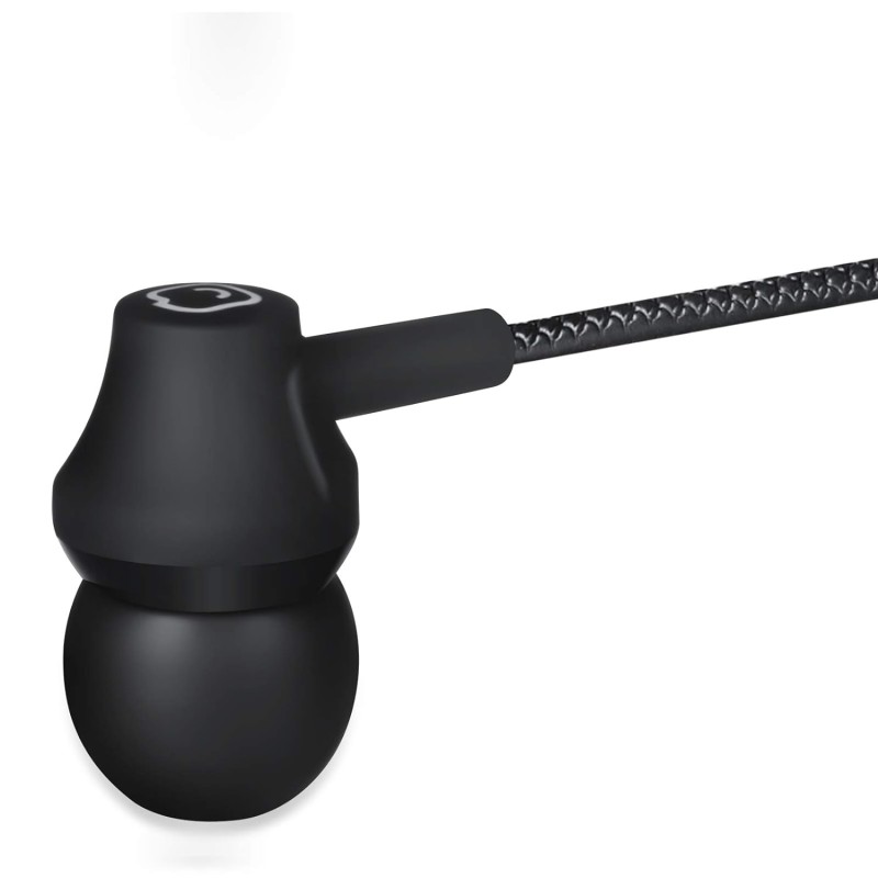 Modernista DopePlugs High Bass in Ear Wired Earphones with Mic, Black Modernista DopePlugs High Bass in Ear Wired Earphones with Mic, Black