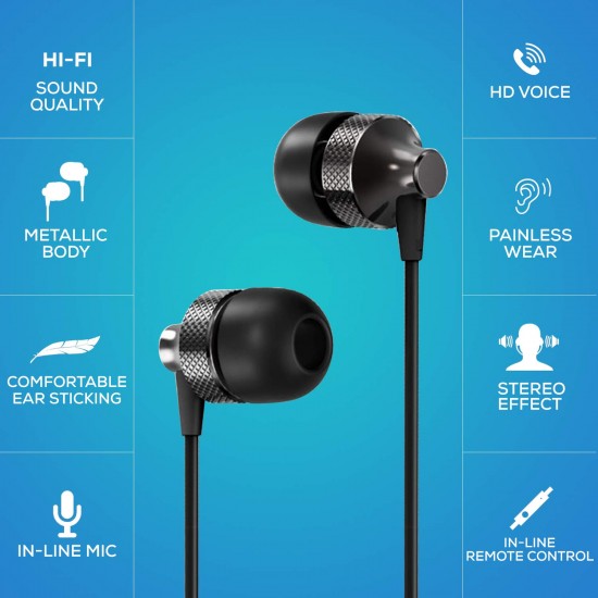 WeCool W013 in Ear Wired Earphones for Rich Music Experience Headphones