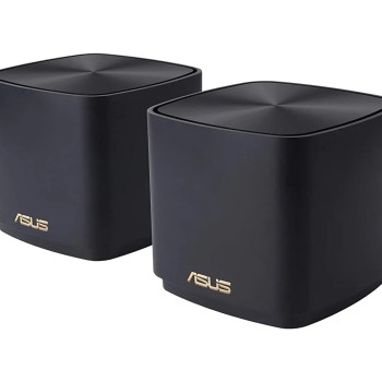 ASUS ZenWiFi Mini XD4 AX 1800 Dual Band WiFi 6 Router -2 Pack (Black) 