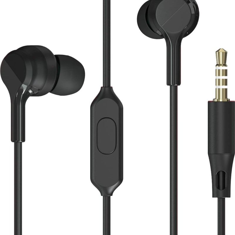 Zebronics Zeb-BRO PRO in Ear Wired Stereo Earphones with Mic, 3.5mm Audio Input Jack, 10mm Drivers, in-Line Mic, 1.2 Metre Cable (Black) Zebronics Zeb-BRO PRO in Ear Wired Stereo Earphones with Mic, 3.5mm Audio Input Jack, 10mm Drivers, in-Line Mic, 1.2 Metre Cable (Black)
