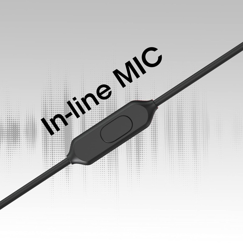 Zebronics Zeb-BRO PRO in Ear Wired Stereo Earphones with Mic, 3.5mm Audio Input Jack, 10mm Drivers, in-Line Mic, 1.2 Metre Cable (Black) Zebronics Zeb-BRO PRO in Ear Wired Stereo Earphones with Mic, 3.5mm Audio Input Jack, 10mm Drivers, in-Line Mic, 1.2 Metre Cable (Black)