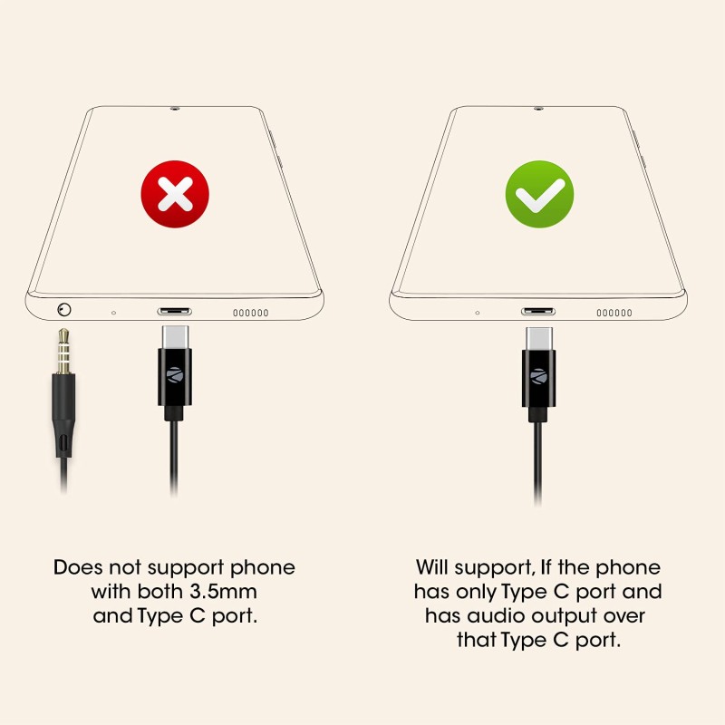 ZEBRONICS Zeb-Buds C in Ear Type C Wired Earphones with Mic (Red) ZEBRONICS Zeb-Buds C in Ear Type C Wired Earphones with Mic (Red)