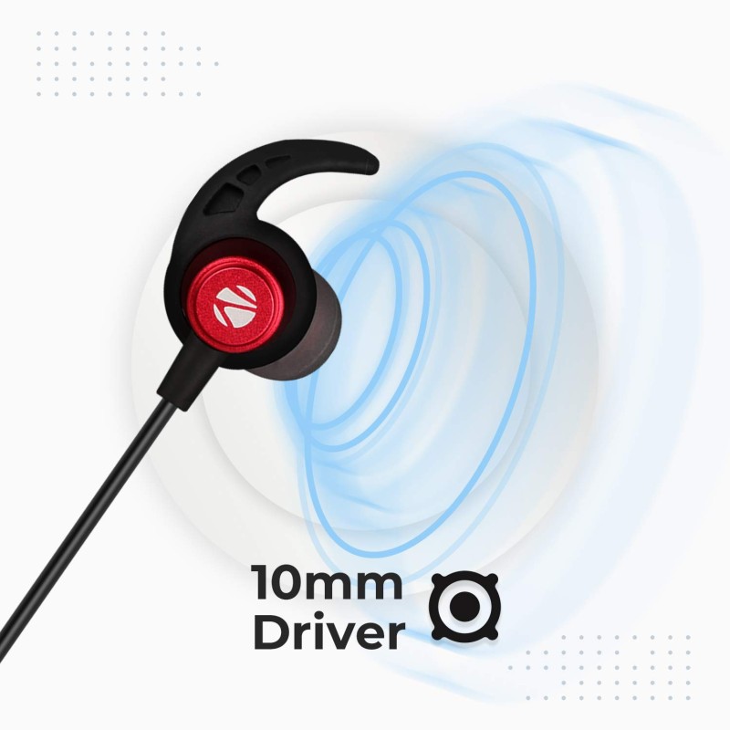 ZEBRONICS Zeb-Buds C in Ear Type C Wired Earphones with Mic (Red) ZEBRONICS Zeb-Buds C in Ear Type C Wired Earphones with Mic (Red)