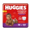 Huggies Wonder Pants, Medium Size Diapers (7-12 kg), 50 Count with 12 Hour Protection,White,Pack of 1
