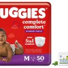 Huggies Wonder Pants, Medium Size Diapers (7-12 kg), 50 Count with 12 Hour Protection,White,Pack of 1