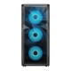 Ant Esports ICE- 112 Mid- Tower Computer Case/Gaming Cabinet - Black