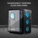 Ant Esports ICE- 112 Mid- Tower Computer Case/Gaming Cabinet - Black