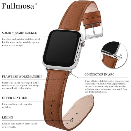 Fullmosa Compatible Apple Watch Strap 38 40 41 42 44 45 49mm