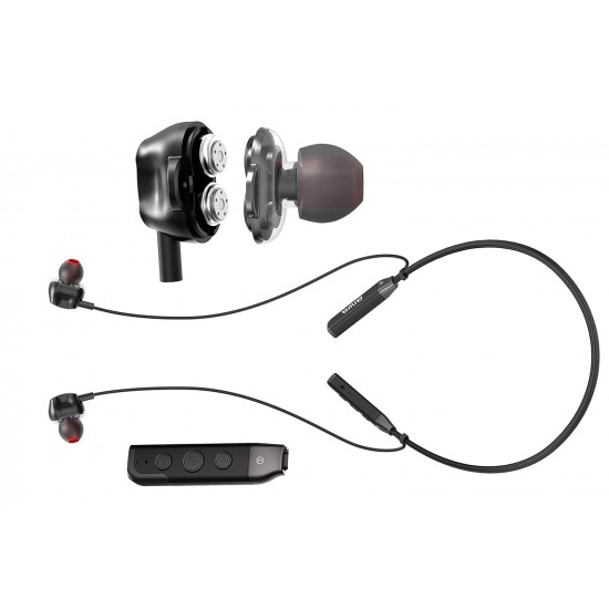 Aiwa ESBT 460 Bluetooth Wireless in Ear Earphones with Mic (Black)