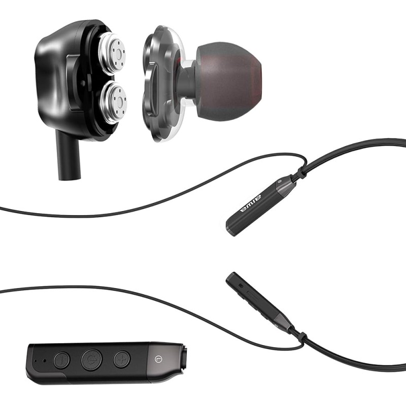 Aiwa ESBT 460 Bluetooth Wireless in Ear Earphones with Mic (Black)