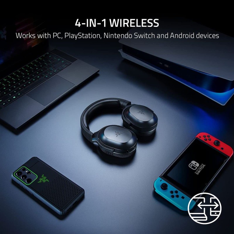 Razer Barracuda X - Bluetooth Wireless Over Ear Headphones with Mic Multi-Platform Gaming and Mobile - RZ04-03800100-R3M1 Razer Barracuda X - Bluetooth Wireless Over Ear Headphones with Mic Multi-Platform Gaming and Mobile - RZ04-03800100-R3M1
