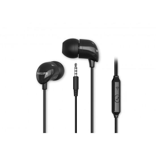 Philips Audio TAE1126 Wired in Ear Earphones, Black