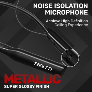 Fire-Boltt BN1400 Bluetooth Wireless In Ear Earphones with Mic (Black) Fire-Boltt BN1400 Bluetooth Wireless In Ear Earphones with Mic (Black)