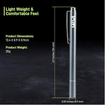 Gizga Essentials Capacitive Stylus Digital Smart Pen| Metallic Grey Gizga Essentials Capacitive Stylus Digital Smart Pen| Metallic Grey