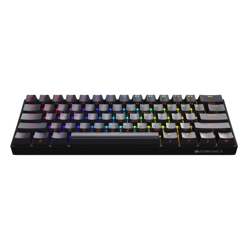 Zebronics ZEB-MAX NINJA 61 keys wireless mechanical keyboard - (Black)