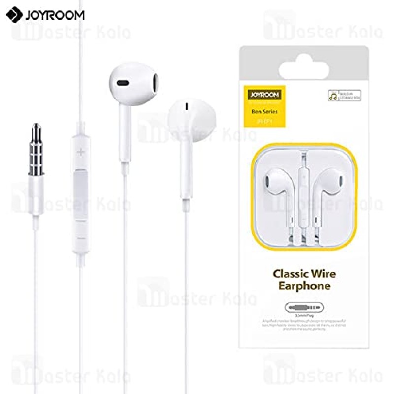 JOYROOM JR-EP1 in-Ear Wired Earphone with in-line Mic JOYROOM JR-EP1 in-Ear Wired Earphone with in-line Mic