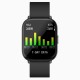 Zebronics Zeb-FIT5220CH Smart Fitness Watch, 2.5D Curved Glass 4.4cm Large Square Display - (Black)