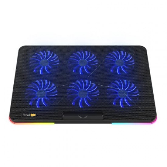 Cosmic Byte Hydroid RGB Cooling Pad with 6 Fans