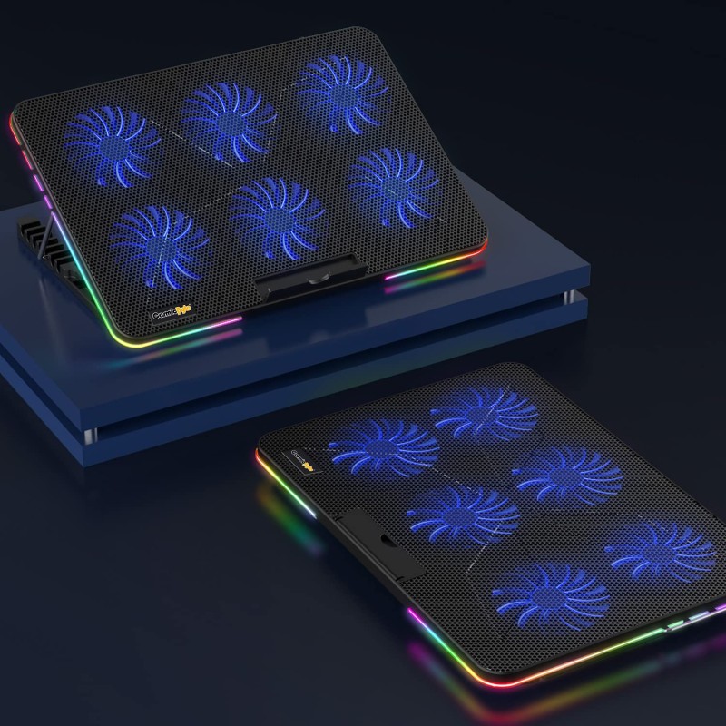 Cosmic Byte Hydroid RGB Cooling Pad with 6 Fans Cosmic Byte Hydroid RGB Cooling Pad with 6 Fans