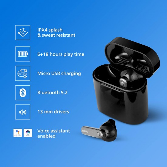 Philips Audio TWS TAT3225 True Wireless Earbuds 