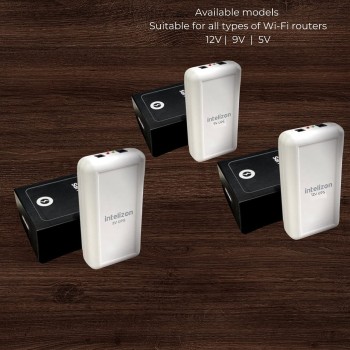 intelizon Intelizon MicroUps, 12V UPS for Router, Setup Box, WiFi CCTV, Baby Monitor - white intelizon Intelizon MicroUps, 12V UPS for Router, Setup Box, WiFi CCTV, Baby Monitor - white