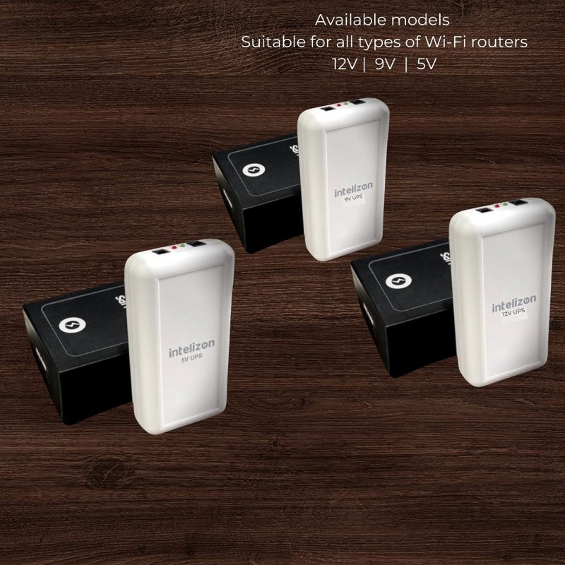 intelizon Intelizon MicroUps, 12V UPS for Router, Setup Box, WiFi CCTV, Baby Monitor - white intelizon Intelizon MicroUps, 12V UPS for Router, Setup Box, WiFi CCTV, Baby Monitor - white