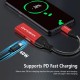 Kinsound USB Type C to 3.5 mm Jack Audio Adapter, 24bit Hi-Res Sound Quality with PD Fast Charging Compatible with Samsung Galaxy S22/S21/S20 Plus, Pixel 6/5/4/3, Huawei