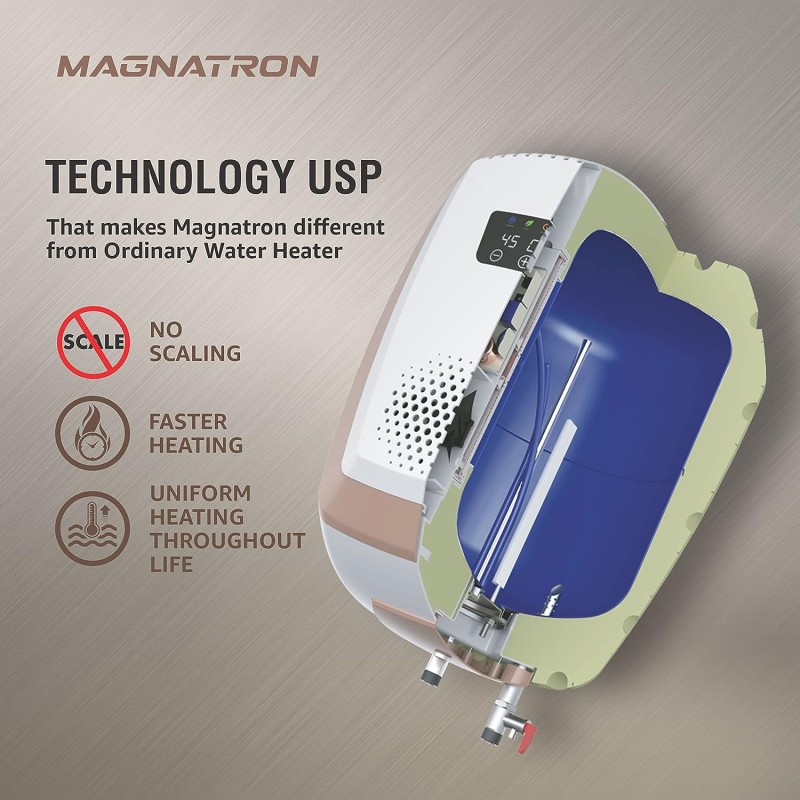 Havells Magnatron 25L India�s First Water Heater(Geyser) having NO HEATING ELEMENT |Minimal Scaling|
