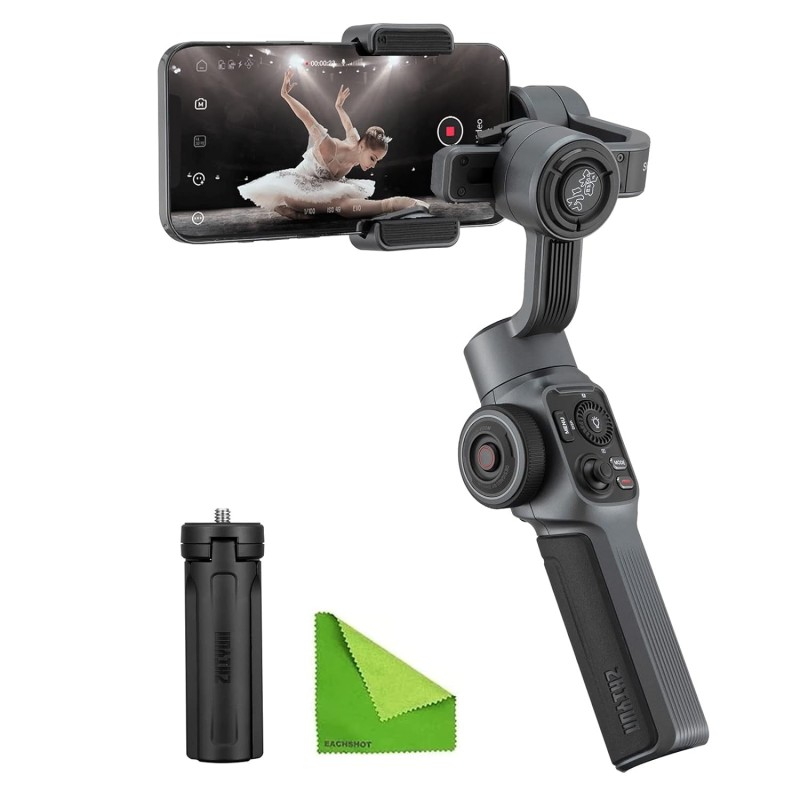 zhi yun Smooth 5 3-Axis Focus Pull & Zoom Capability Handheld Gimbal Stabilizer.Black zhi yun Smooth 5 3-Axis Focus Pull & Zoom Capability Handheld Gimbal Stabilizer.Black