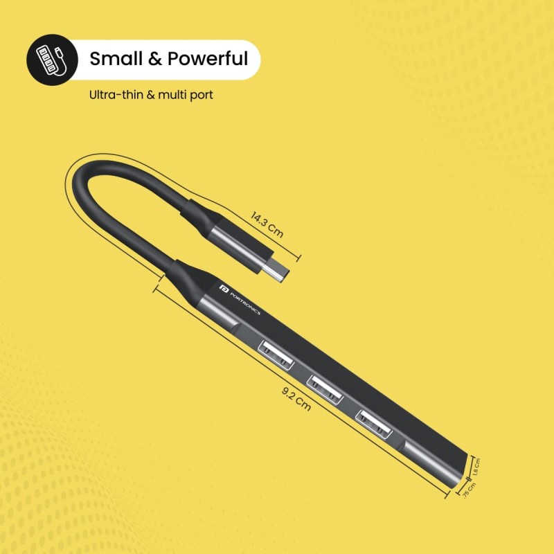 Portronics Mport 31C USB C Hub Portronics Mport 31C USB C Hub