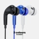 GOVO Gobass 444 in Ear Wired Earphones with Hd Mic for Calls (Blue)