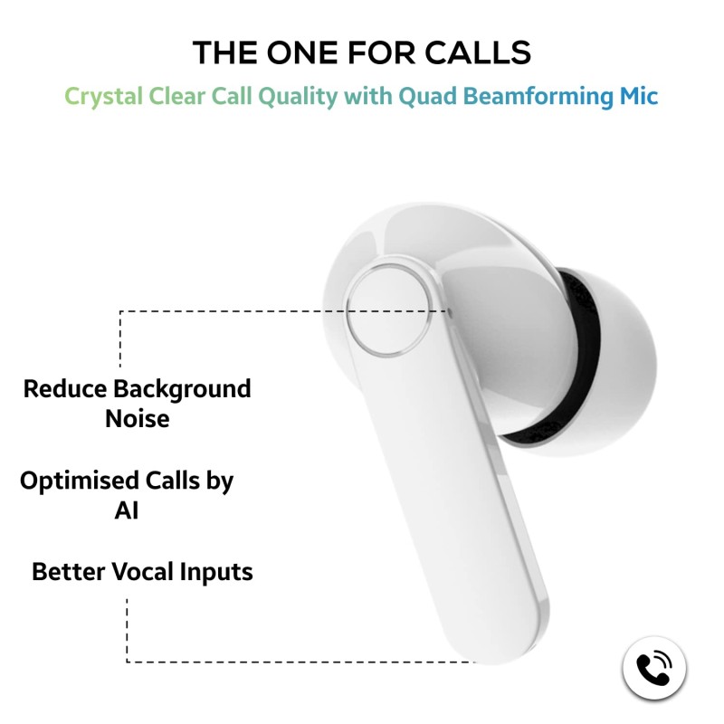 TAGG Liberty Buds Pro Bluetooth Truly Wireless - (White)