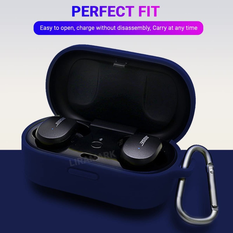 LIRAMARK Shockproof Protective Silicone 360� Cover Case -  (Midnight Blue)