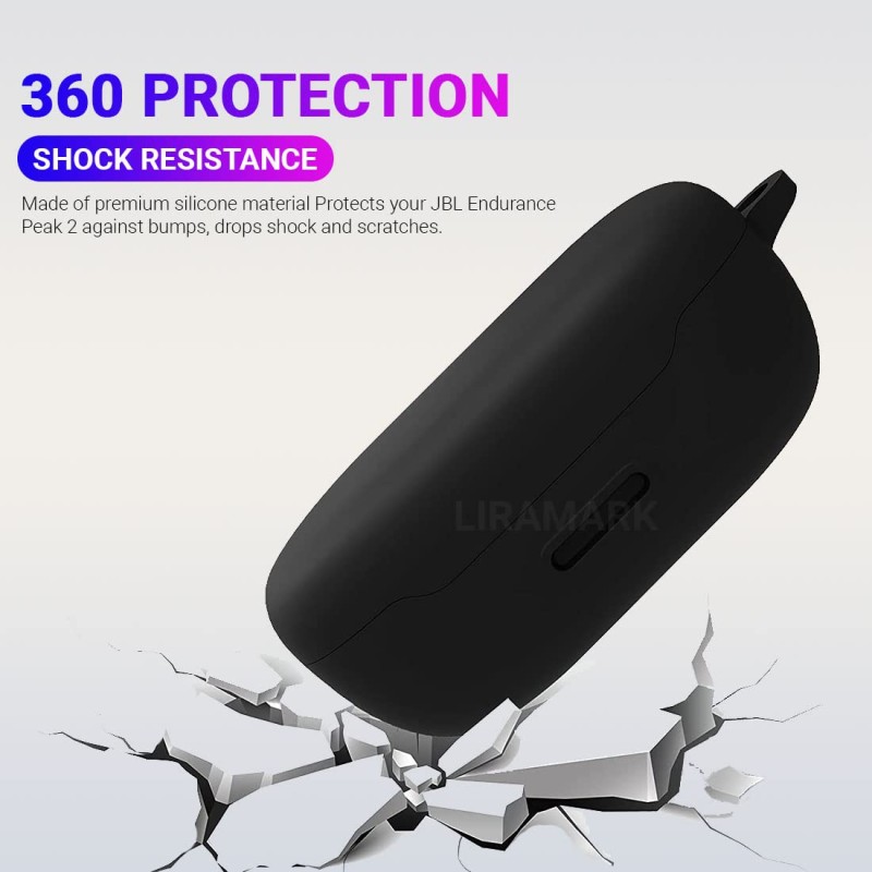 LIRAMARK Shockproof Protective Silicone 360� Cover Case 