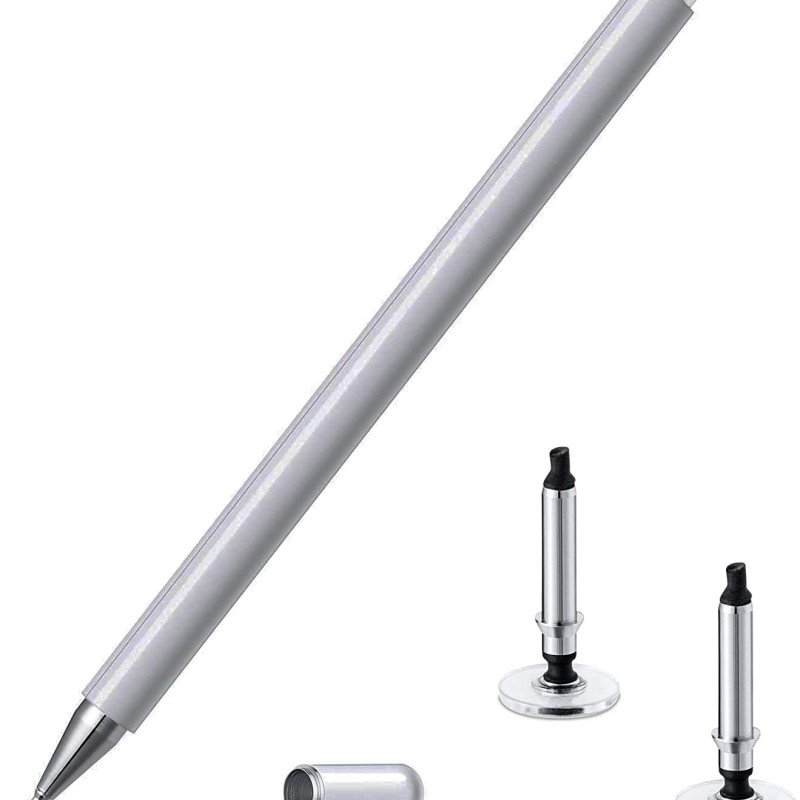 Dyazo Stylus Pen/Pencil for All Touch Screen Devices, Fine Point, Lightweight Aluminum Body Compatible - (Silver) Dyazo Stylus Pen/Pencil for All Touch Screen Devices, Fine Point, Lightweight Aluminum Body Compatible - (Silver)