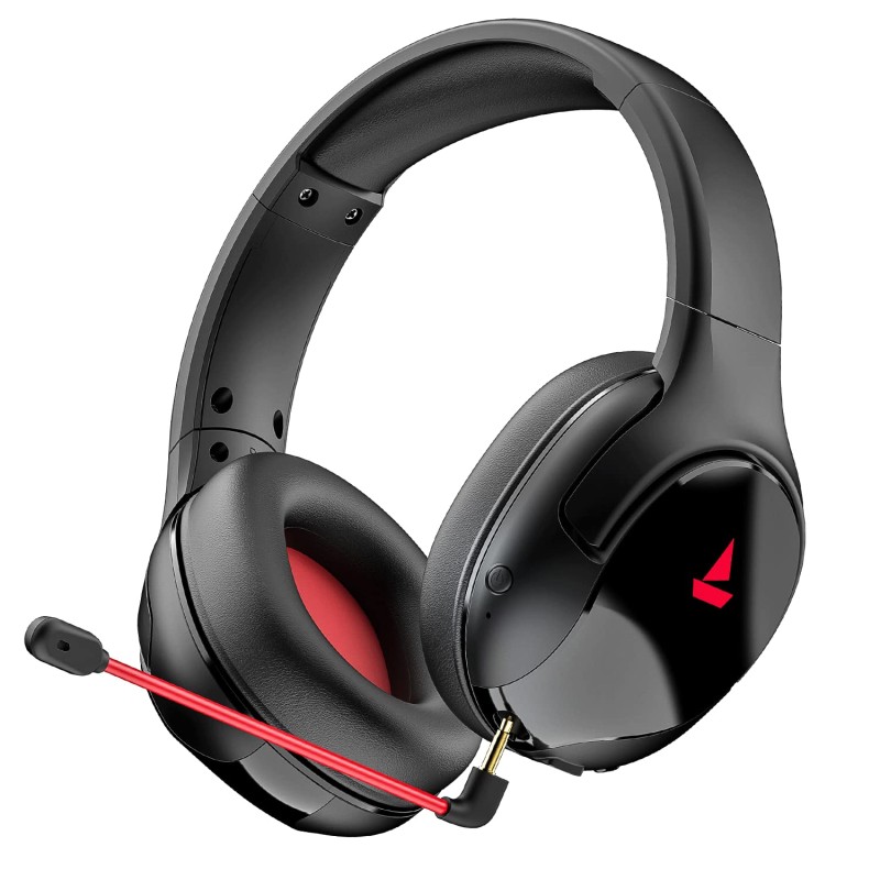 boAt Immortal Im 1300 Gaming Bluetooth Wireless Over Ear Headphones With Mic - (Black Sabre) boAt Immortal Im 1300 Gaming Bluetooth Wireless Over Ear Headphones With Mic - (Black Sabre)