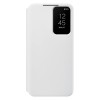 Samsung Polycarbonate Original Galaxy S22 5G Smart Clear View Cover, White Samsung Polycarbonate Original Galaxy S22 5G Smart Clear View Cover, White