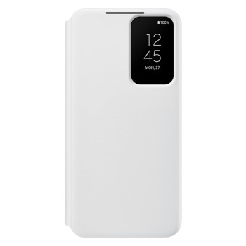 Samsung Polycarbonate Original Galaxy S22 5G Smart Clear View Cover, White