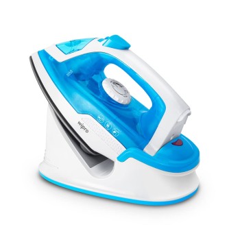wipro Vesta1380 Watts Cordless Steam Iron|Scratch Resistant Ceramic Soleplate