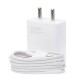 Mi Xiaomi 22.5W Fast USB Type C Charger Combo|Compatible for Mobile,Power Banks|Fast Charging|(Adapter + USB to Type C Cable)|White