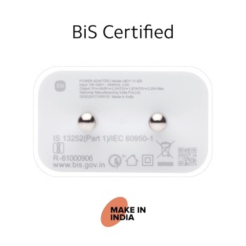 Mi Xiaomi 22.5W Fast USB Type C Charger Combo|Compatible for Mobile,Power Banks|Fast Charging|(Adapter + USB to Type C Cable)|White Mi Xiaomi 22.5W Fast USB Type C Charger Combo|Compatible for Mobile,Power Banks|Fast Charging|(Adapter + USB to Type C Cable)|White