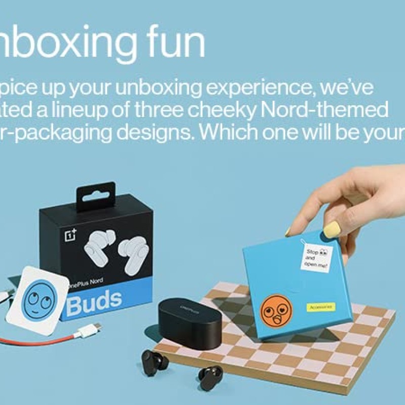 Oneplus Nord Buds True Wireless in Ear Earbuds with Mic - (White Marble)