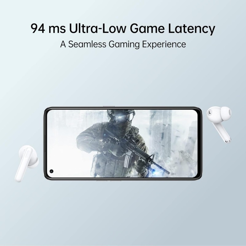 OPPO Enco Air 2 Pro Bluetooth Truly Wireless in Ear Earbuds with Mic - White OPPO Enco Air 2 Pro Bluetooth Truly Wireless in Ear Earbuds with Mic - White