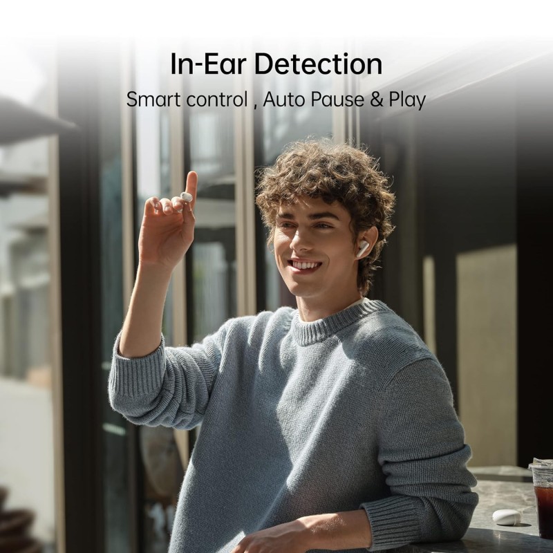 OPPO Enco Air 2 Pro Bluetooth Truly Wireless in Ear Earbuds with Mic - White OPPO Enco Air 2 Pro Bluetooth Truly Wireless in Ear Earbuds with Mic - White