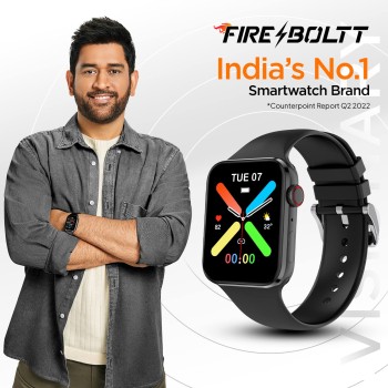Fire-Boltt Visionary 1.78" AMOLED Bluetooth Calling Smartwatch - (Black)
