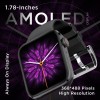 Fire-Boltt Visionary 1.78" AMOLED Bluetooth Calling Smartwatch - (Black)