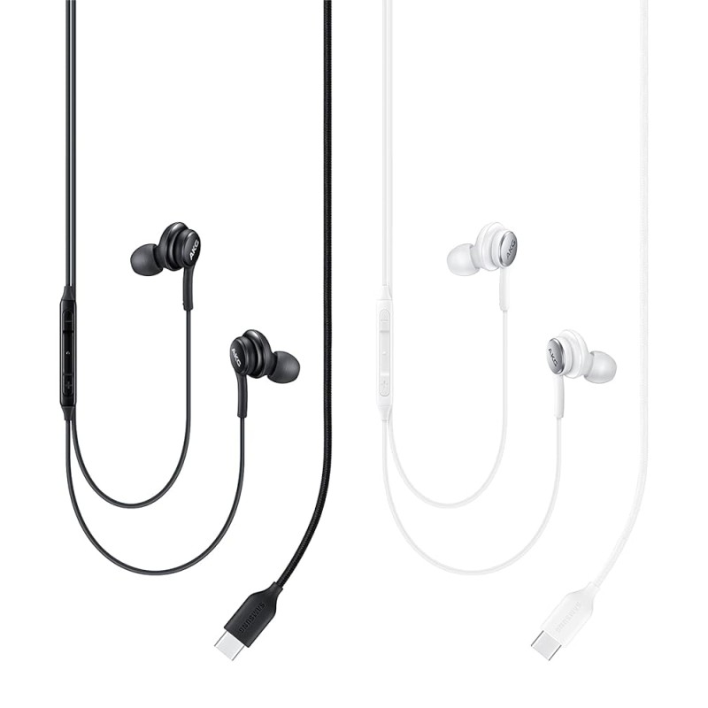 Samsung AKG-Tuned IC100 Type-C Wired in Ear Earphone with mic White Samsung AKG-Tuned IC100 Type-C Wired in Ear Earphone with mic White