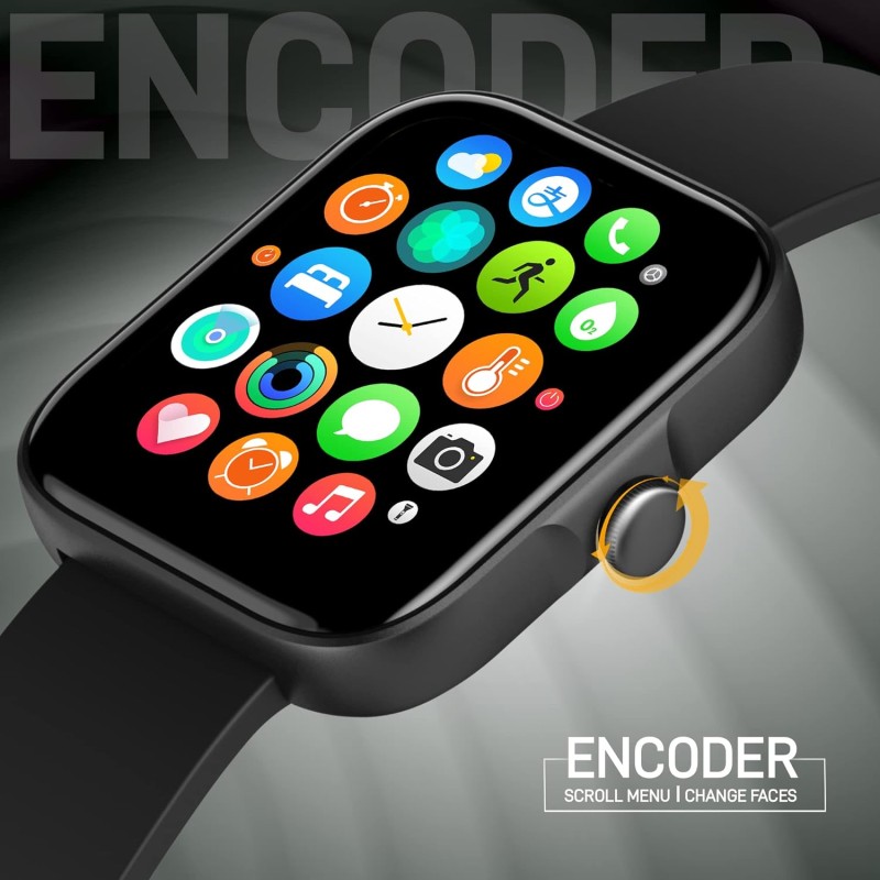 Gionee STYLFIT GSW10 Pro: 1.7� IPS Display Smart Watch with a Functional Encoder - (Erie Black) Gionee STYLFIT GSW10 Pro: 1.7� IPS Display Smart Watch with a Functional Encoder - (Erie Black)