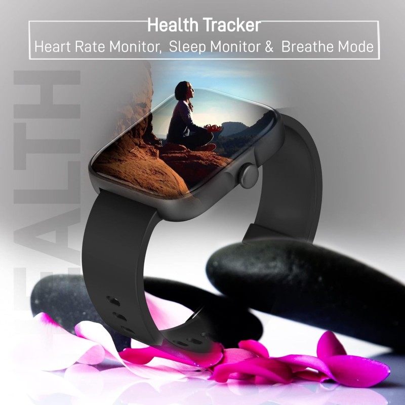 Gionee STYLFIT GSW10 Pro: 1.7� IPS Display Smart Watch with a Functional Encoder - (Erie Black) Gionee STYLFIT GSW10 Pro: 1.7� IPS Display Smart Watch with a Functional Encoder - (Erie Black)