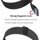 HUMBLE Stainless Steel 19mm Chain Strap with Magnetic Buckle Compatible with Noise Colorfit Pro 2, Boat Storm Smart Watch & Watches with 19mm Lugs.